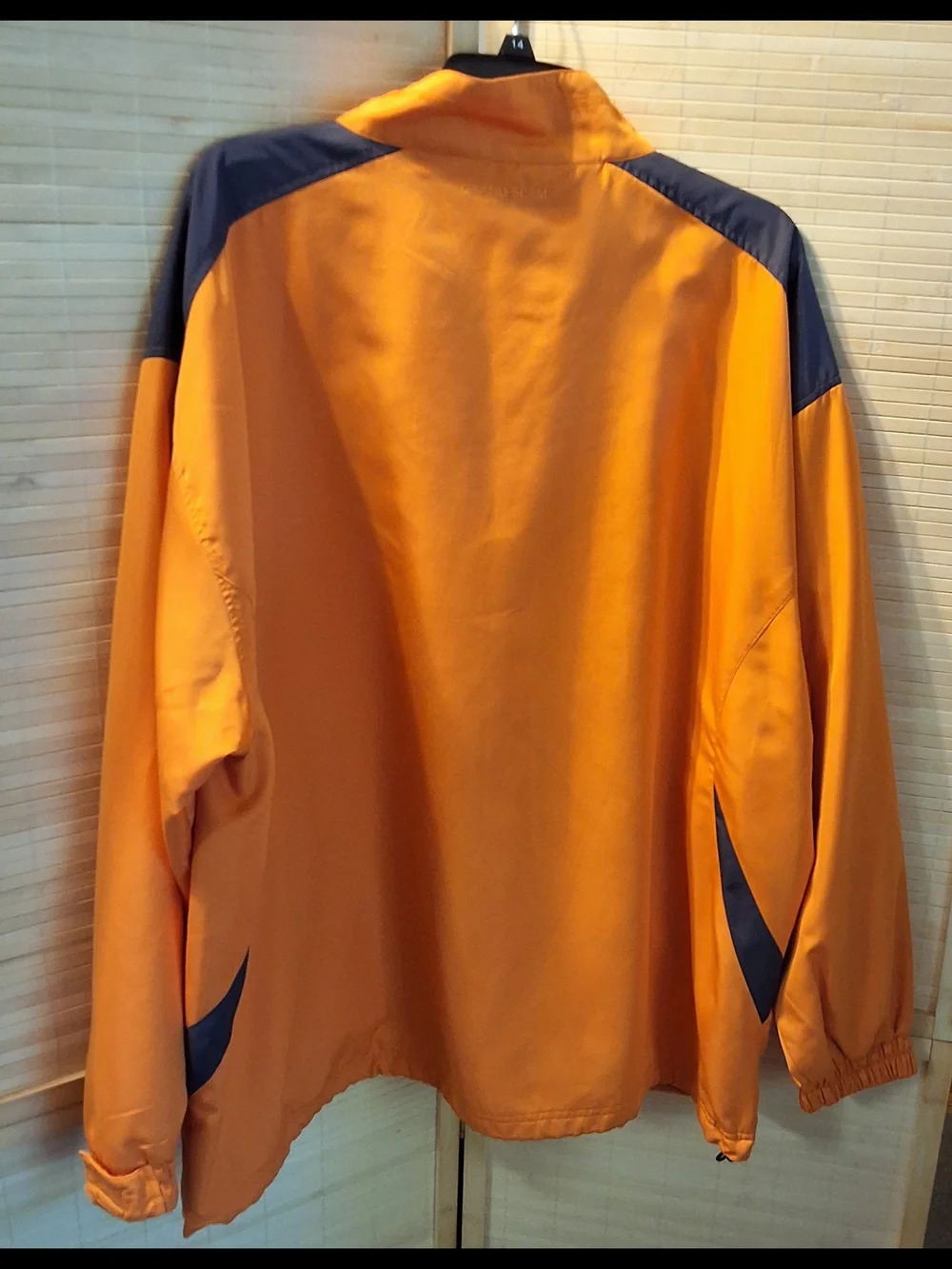 Men's Orange Golf Windbreaker Jacket